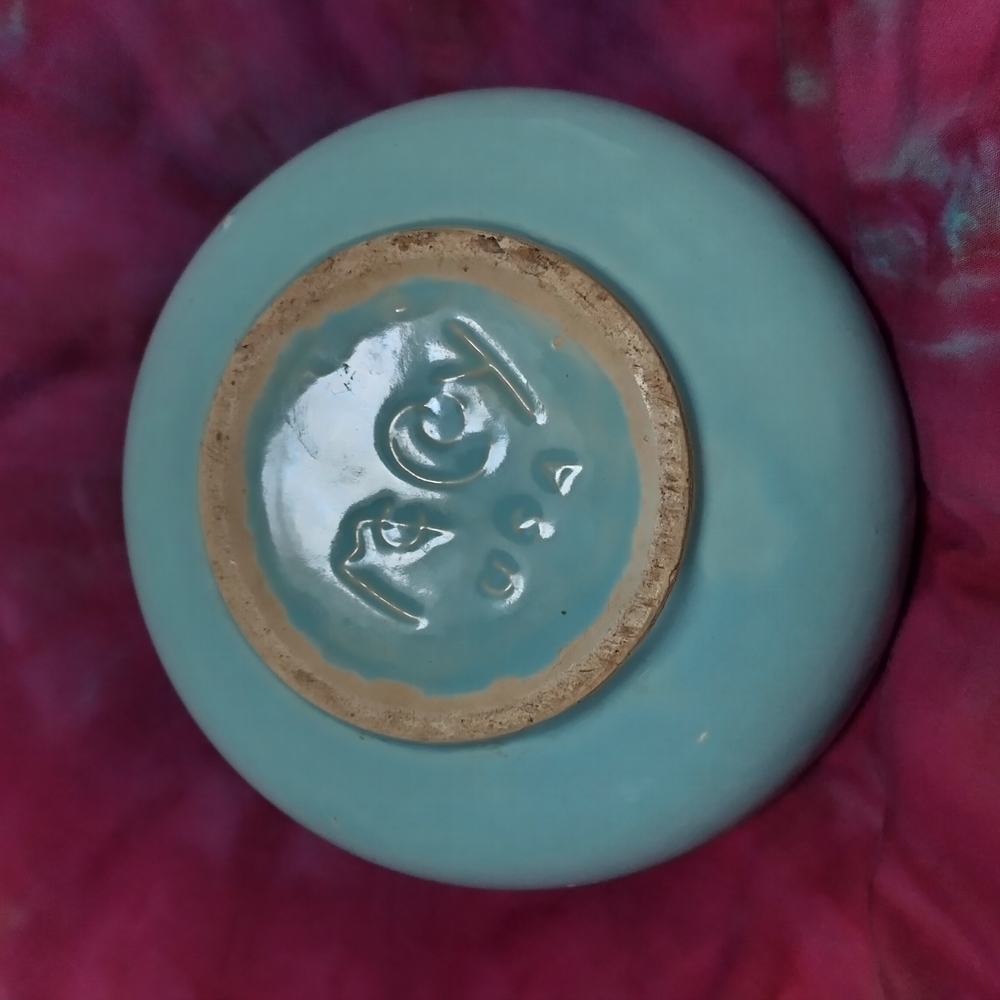 McCoy Turquoise USA Pottery Bowl